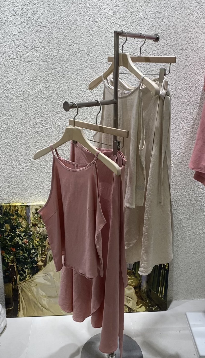 N BROWN韓國直郵東大門實拍女裝新品真品熱賣休閑套裝亞麻N BROWN套裝