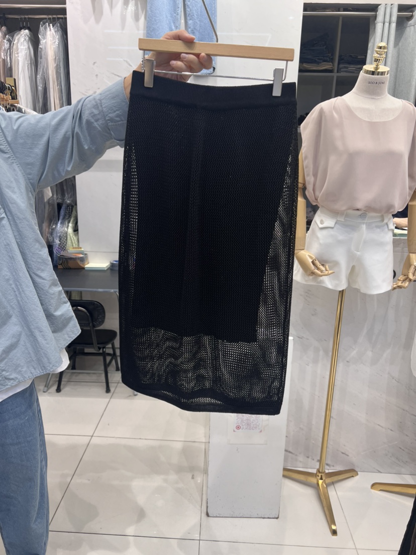 SOO JUNE韓國直郵女裝新品真品休閑熱賣推薦人氣時尚長裙亞麻SOO JUNE長裙