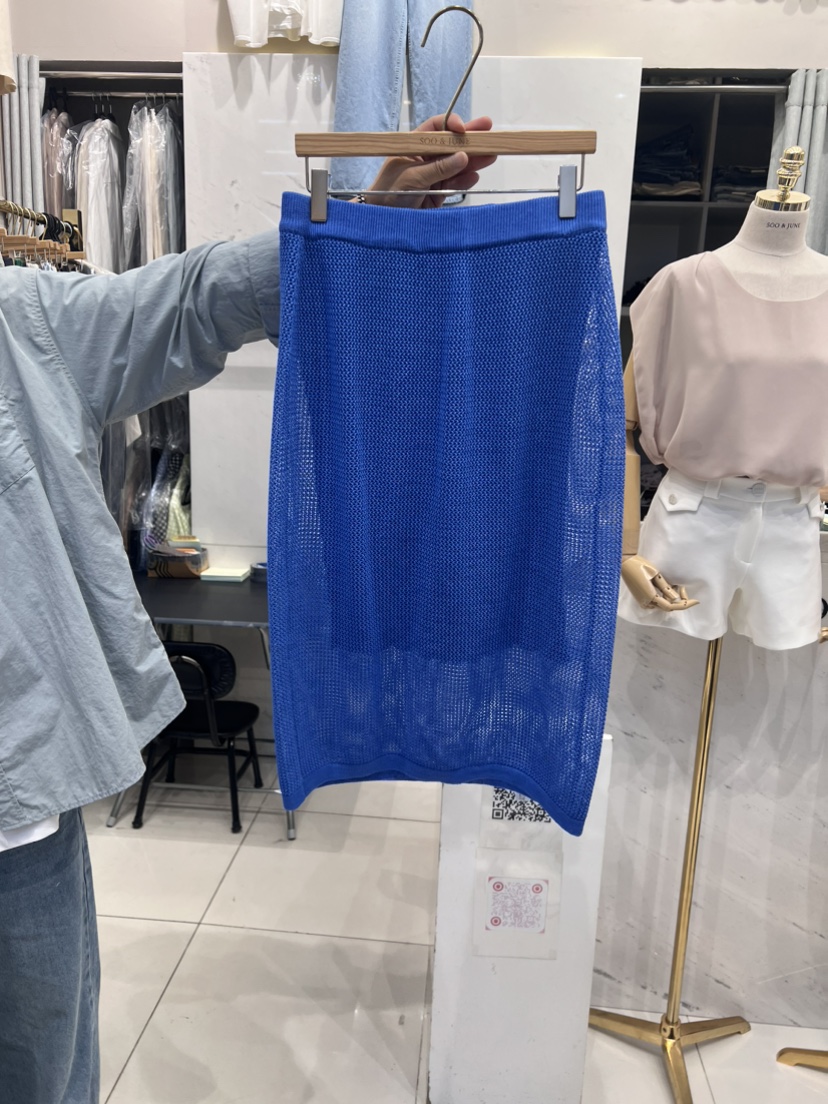 SOO JUNE韓國直郵女裝新品真品休閑熱賣推薦人氣時尚長裙亞麻SOO JUNE長裙圖色2