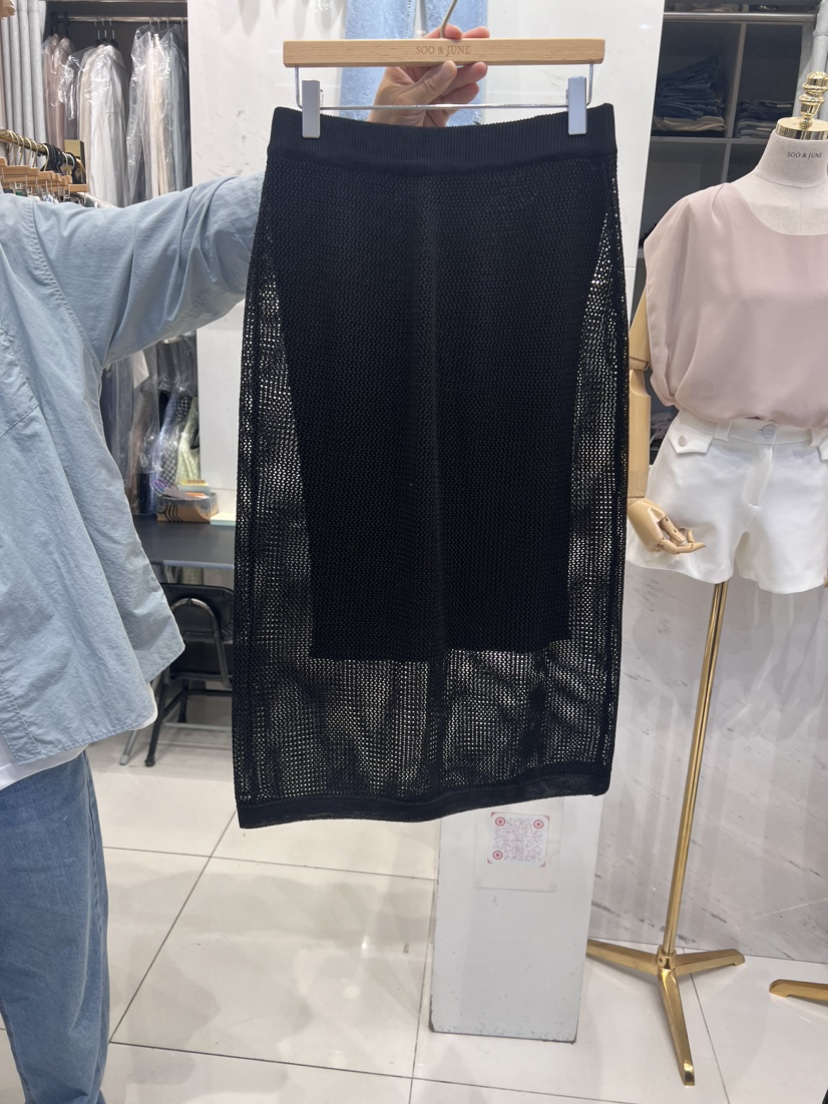 SOO JUNE韓國直郵女裝新品真品休閑熱賣推薦人氣時尚長裙亞麻SOO JUNE長裙圖色3