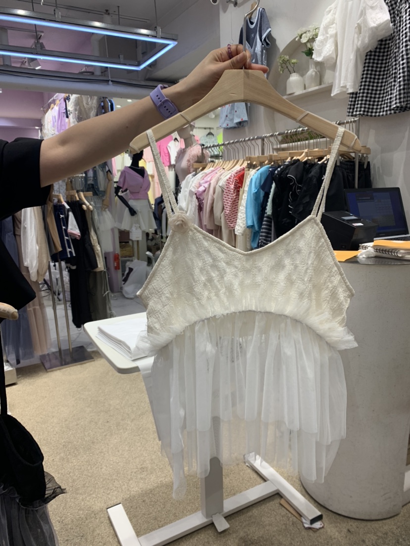 VIRUS韓國直郵女裝新品熱賣職業推薦休閑時尚24春夏吊帶背心VIRUS吊帶/背心