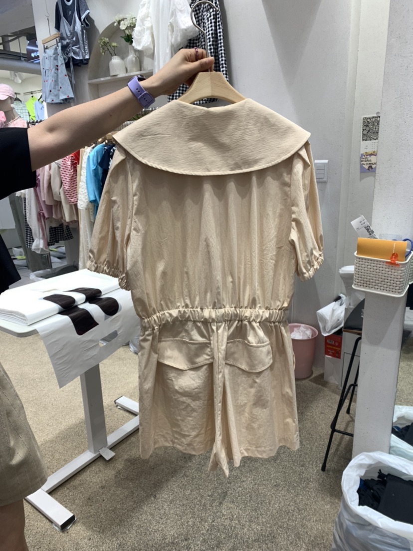 VIRUS韓國直郵東大門代購女裝新款休閑熱賣24春夏真品連體褲VIRUS連體褲