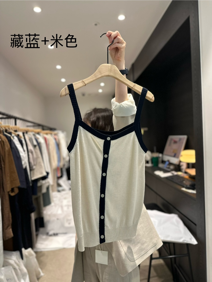 VASIL韓國直郵女裝新品職業24春夏真品時尚人氣推薦吊帶背心VASIL吊帶/背心圖色3