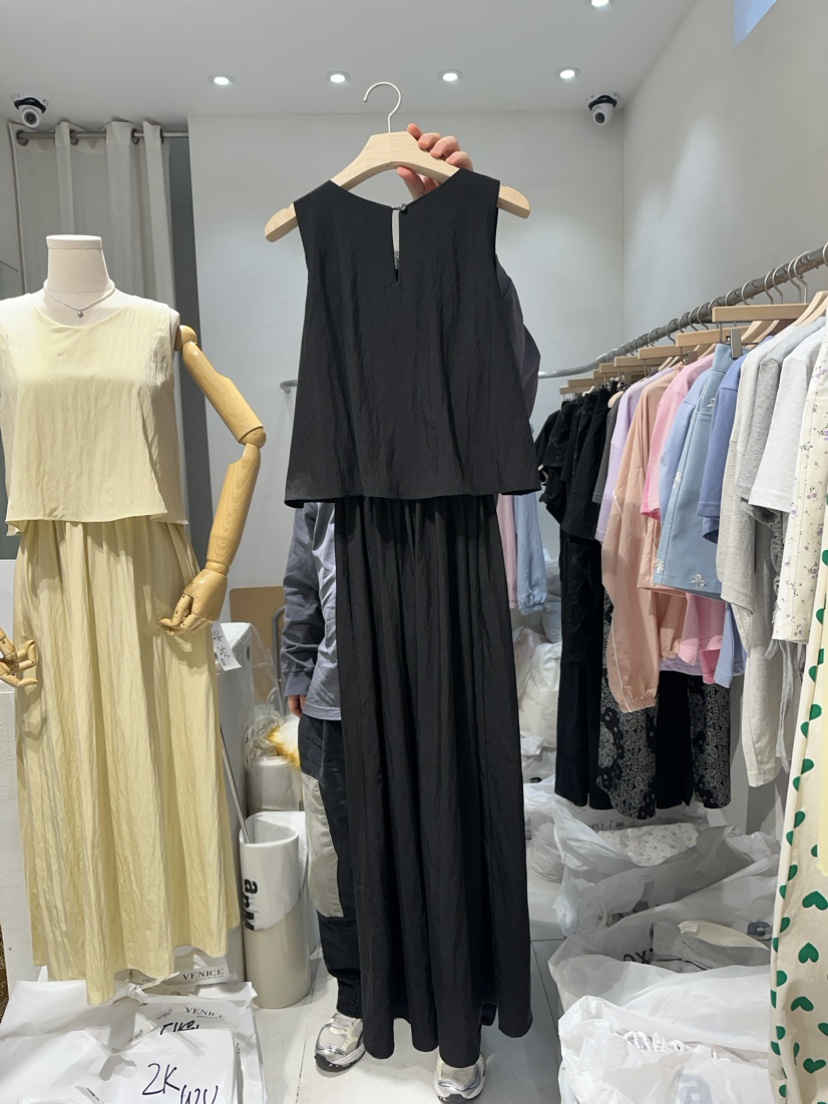 VENICE韓國直郵女裝新品人氣熱賣真品24春夏連衣裙兩件套VENICE連衣裙