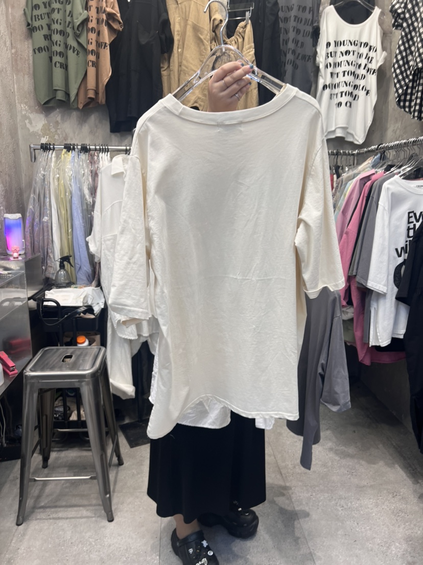 YEON-男女裝韓國直郵東大門實拍女裝新款熱賣24春夏人氣T恤YEONT恤