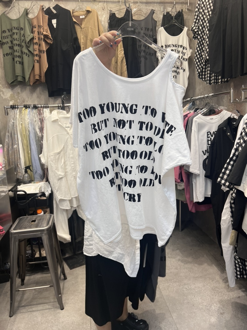 YEON-男女裝直郵韓國代購女裝新品推薦時尚24春夏熱賣T恤YEONT恤