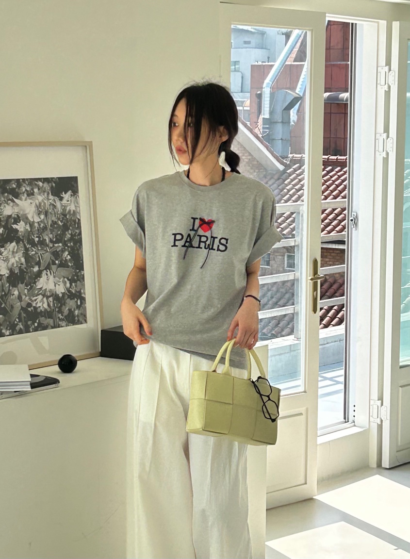 ME MO韓國直郵東大門實拍女裝新品時尚真品職業24春夏T恤ME MOT恤圖色3