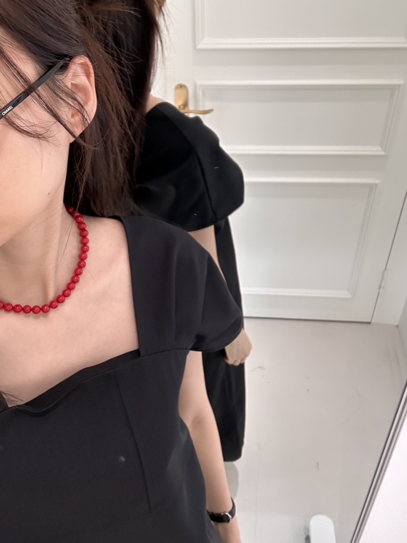 ME MO韓國直郵東大門代購女裝新款24春夏時尚休閑連衣裙ME MO連衣裙