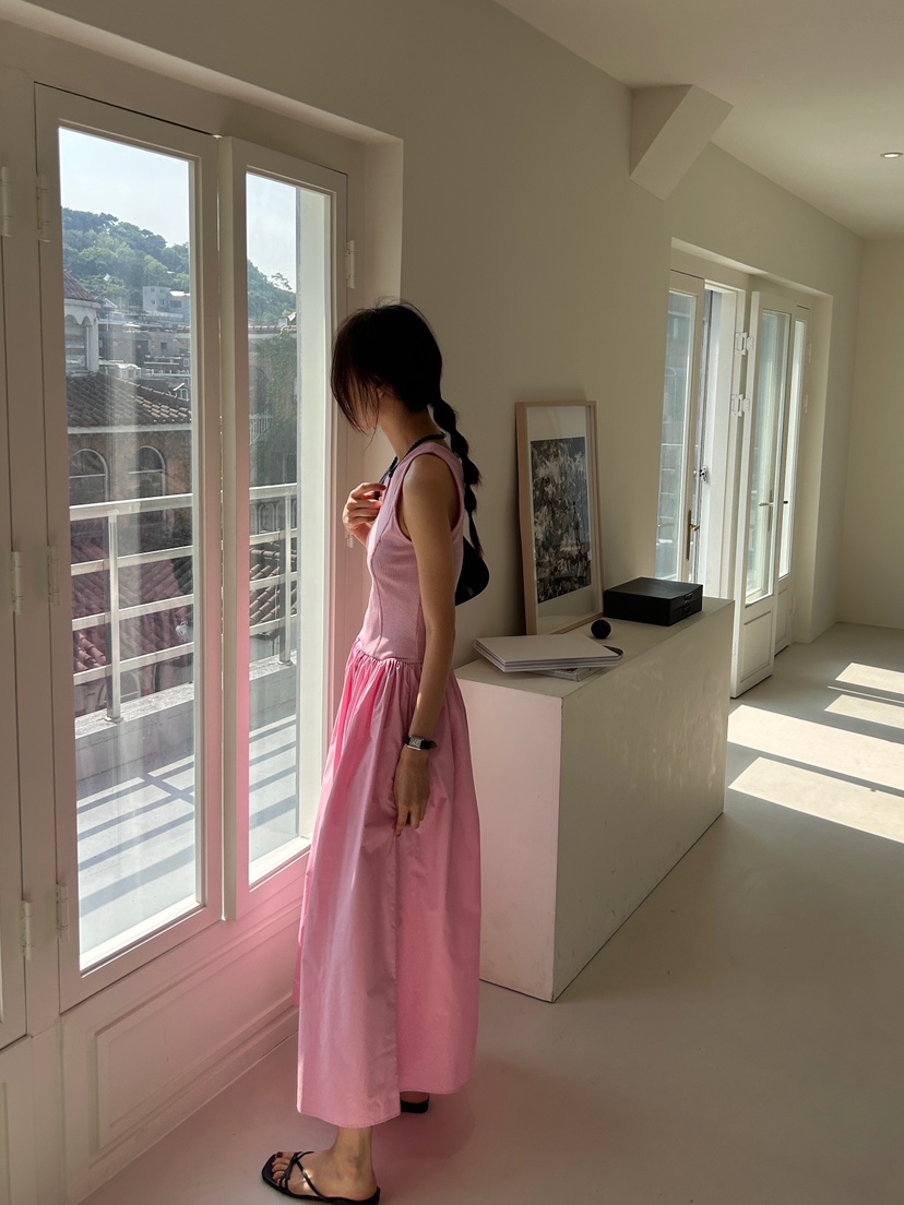 ME MO韓國直郵東大門實拍女裝新品職業熱賣休閑時尚連衣裙ME MO連衣裙