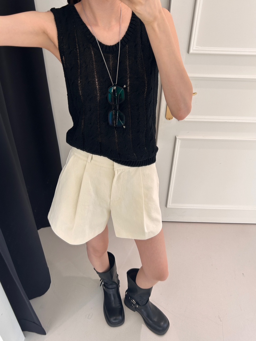 ME MO韓國直郵女裝新款真品24春夏時尚職業推薦吊帶背心ME MO吊帶/背心