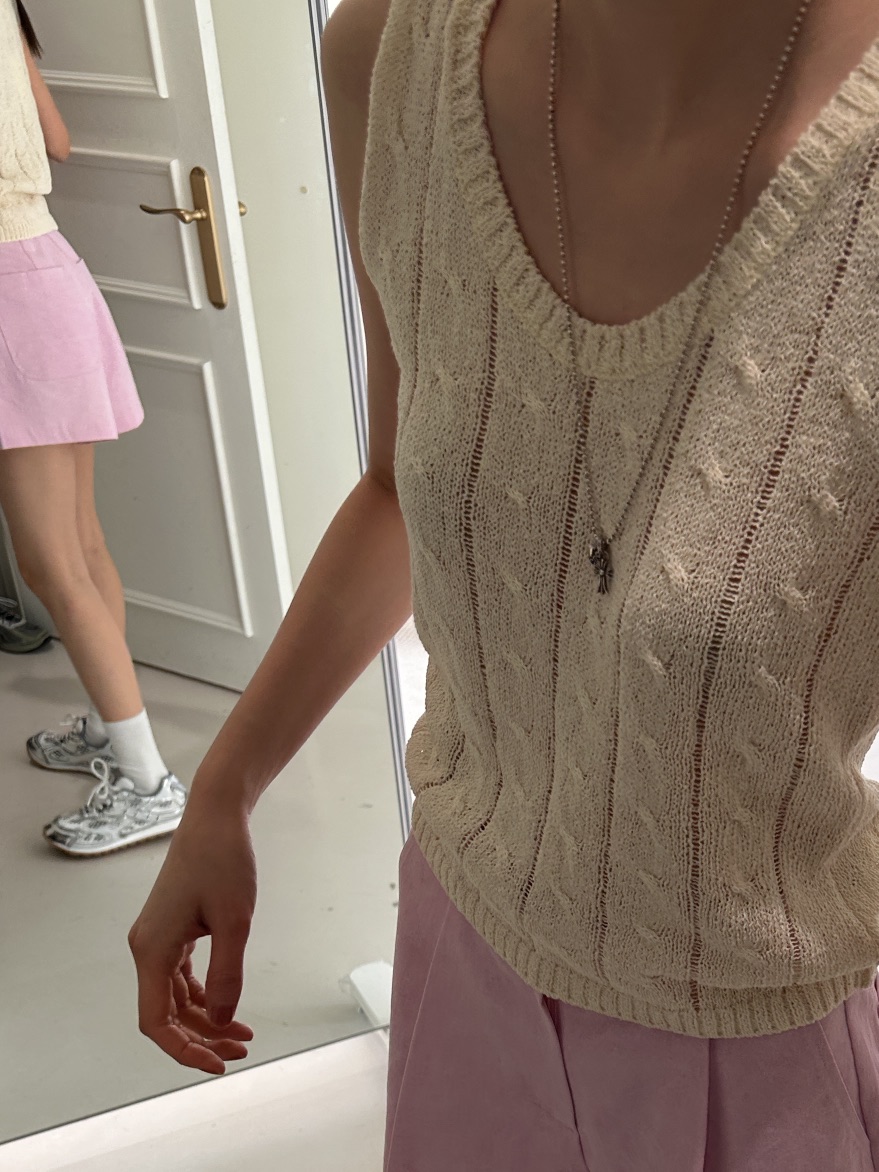 ME MO韓國直郵女裝新款真品24春夏時尚職業推薦吊帶背心ME MO吊帶/背心