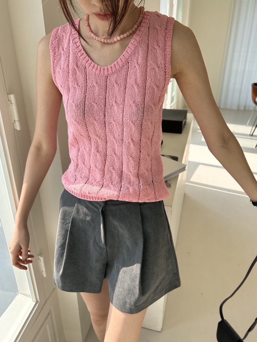 ME MO韓國直郵女裝新款真品24春夏時尚職業推薦吊帶背心ME MO吊帶/背心圖色3