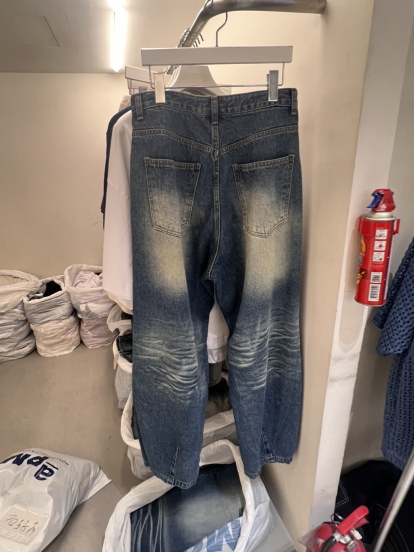 NEDEWS韓國直郵女裝新款人氣真品24春夏職業時尚休閑牛仔褲NEDEWS-男裝牛仔褲