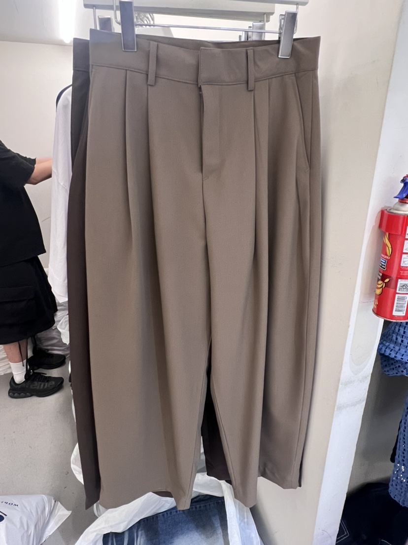 NEDEWS直郵韓國代購女裝新款時尚休閑真品人氣休閑褲斜紋布NEDEWS休閑褲圖色1