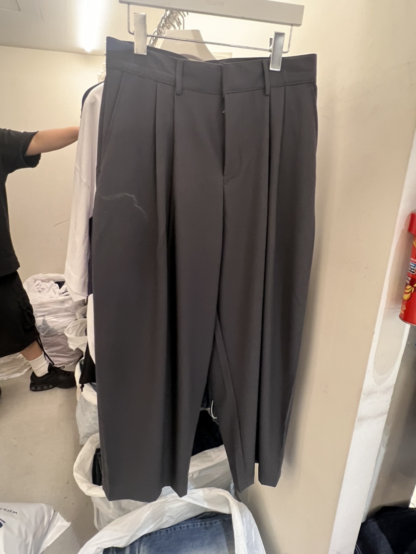 NEDEWS直郵韓國代購女裝新款時尚休閑真品人氣休閑褲斜紋布NEDEWS休閑褲圖色3