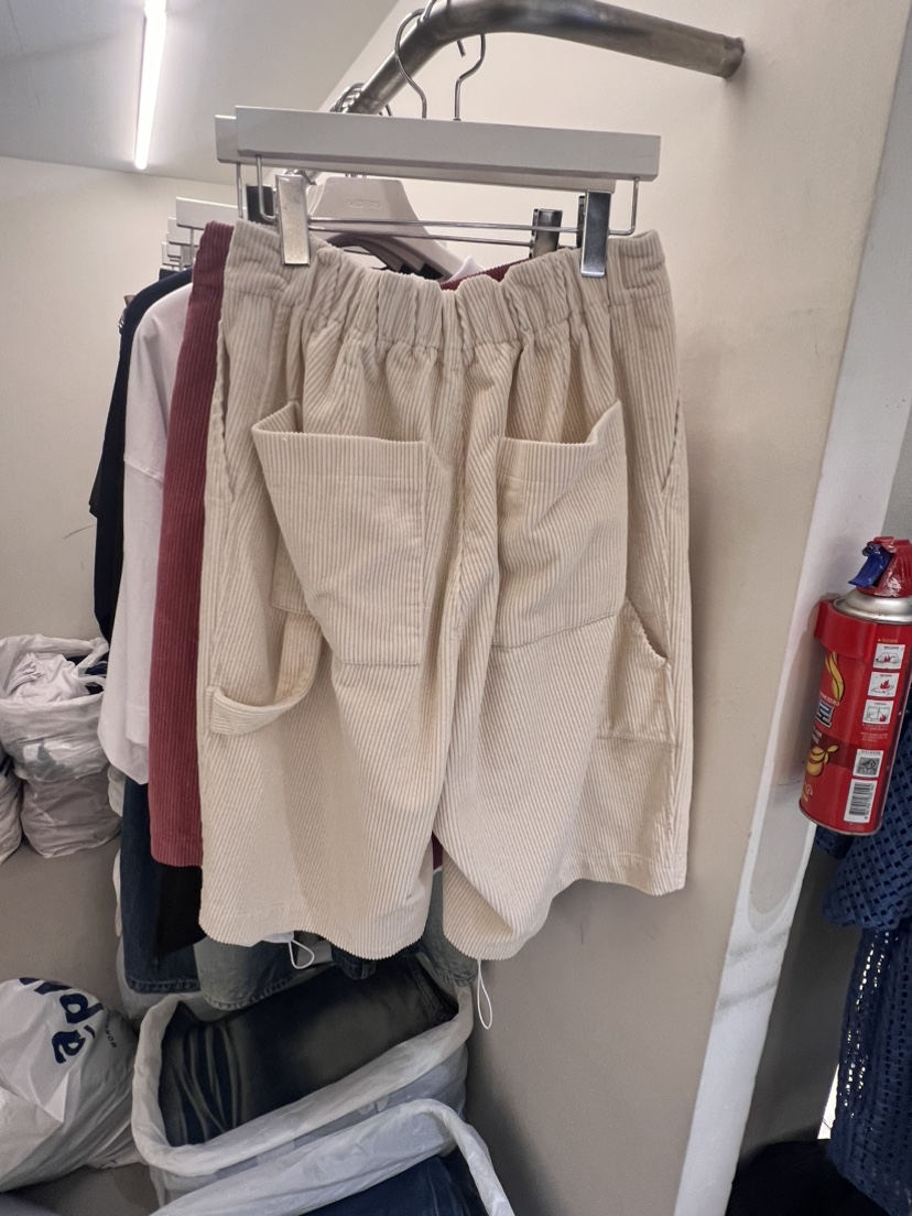 NEDEWS韓國直郵女裝新品真品推薦熱賣人氣休閑時尚短褲燈芯絨NEDEWS-男裝短褲