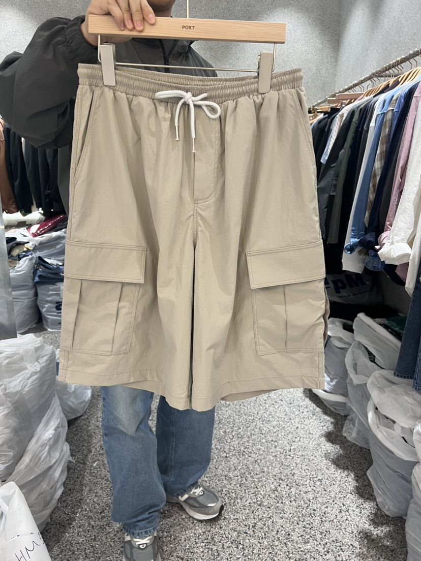 PORT-男裝韓國直郵東大門實拍女裝新品真品時尚短褲工裝褲PORT-男裝短褲
