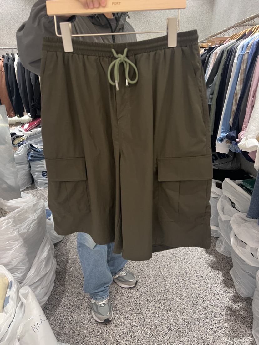 PORT-男裝韓國直郵東大門實拍女裝新品真品時尚短褲工裝褲PORT-男裝短褲圖色2