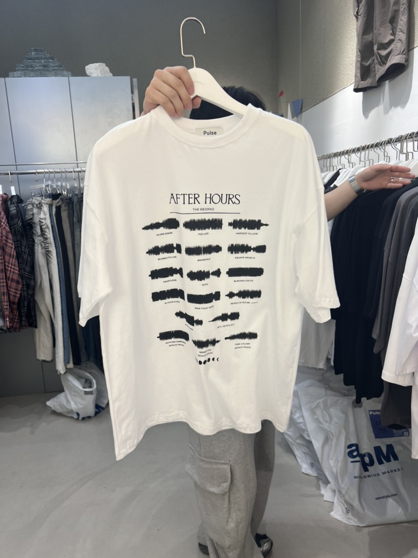PULSE-男裝韓國直郵東大門實拍女裝新款真品時尚職業熱賣T恤PULSET恤