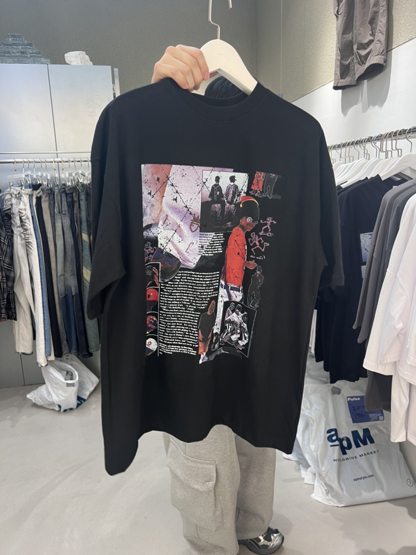 PULSE-男裝直郵韓國代購女裝新品時尚職業推薦休閑人氣T恤PULSET恤圖色2
