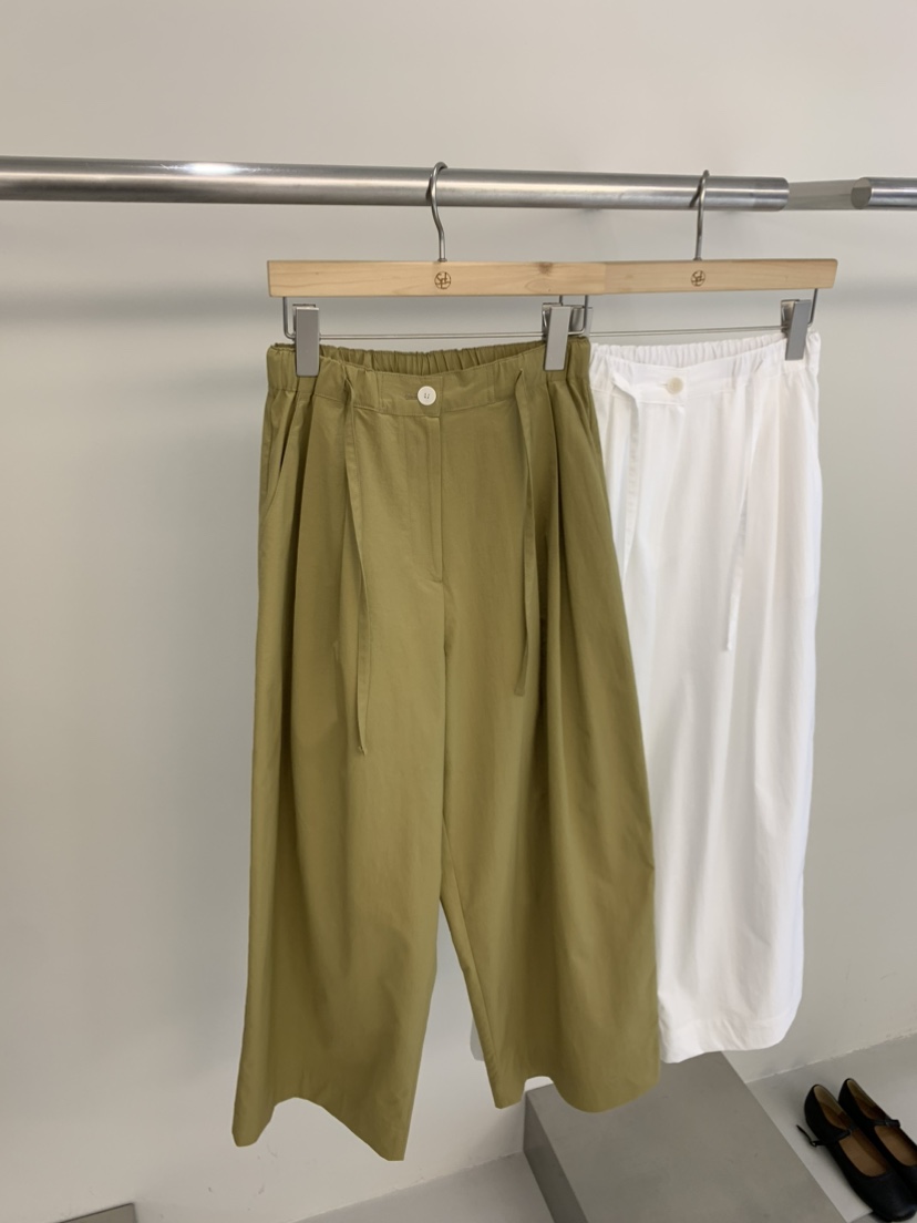 SELECT MARKET韓國直郵東大門代購女裝新品職業休閑褲綁帶SELECT MARKET休閑褲