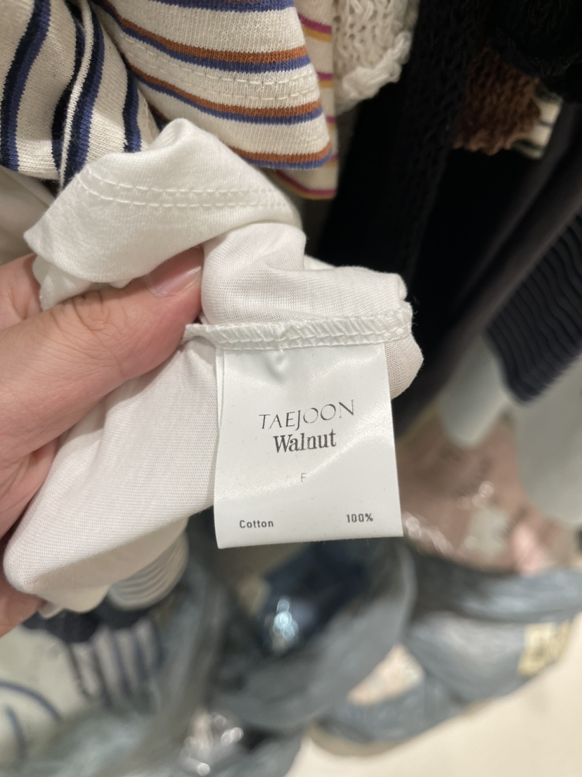 WALNUT/TAEJOON韓國直郵東大門代購女裝新品休閑24春夏T恤Walunt/TAEJOONT恤