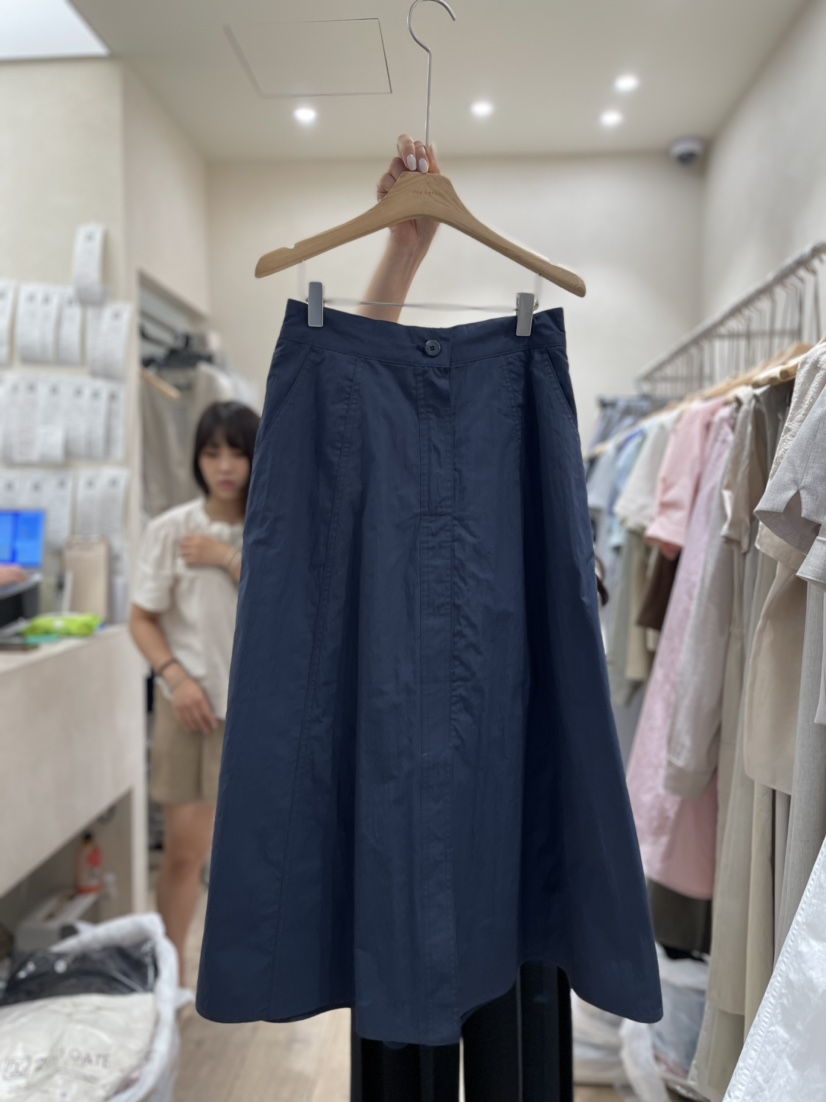 2nd GATE直郵韓國代購女裝新款真品24春夏時尚職業長裙2ND GATE長裙圖色3