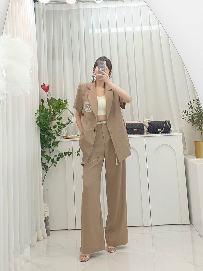 AVEC-OT韓國直郵女裝新款人氣推薦休閑真品職業正裝褲西褲AVEC-OT正裝褲/西褲