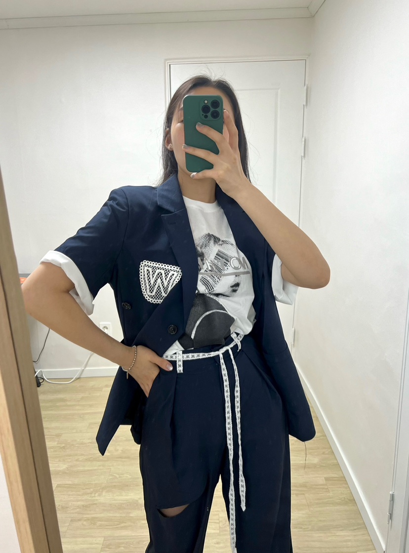 AVEC-OT韓國直郵東大門實拍女裝新款時尚休閑真品職業夾克EIGHTGLOW夾克
