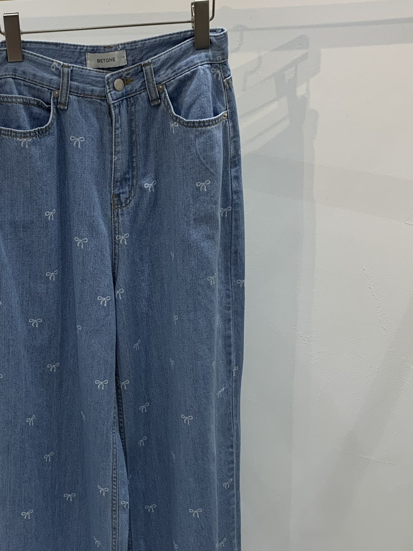 BETONE韓國直郵女裝新品真品休閑職業時尚人氣牛仔褲牛仔布BETONE牛仔褲