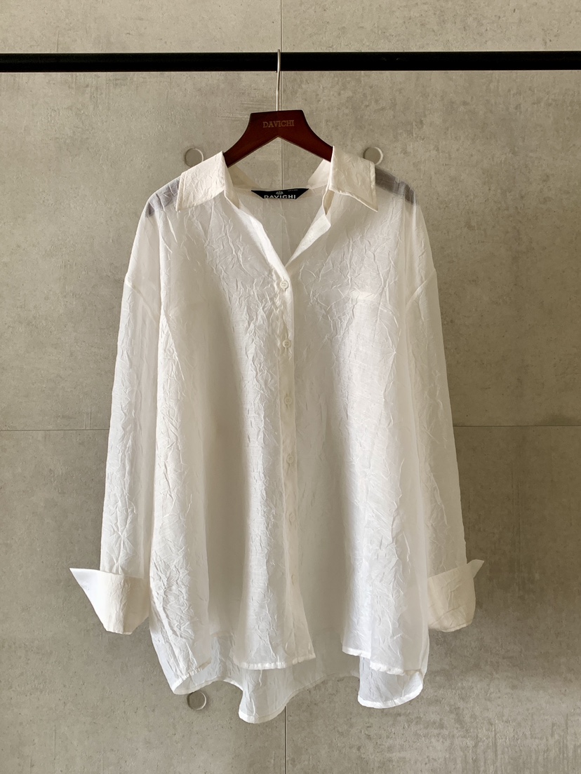DAVICHI直郵韓國代購女裝新品真品推薦時尚熱賣24春夏襯衫蕾絲衫DAVICHI襯衫/蕾絲衫圖色1