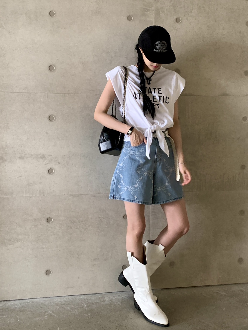 DAVICHI韓國直郵女裝新款休閑推薦人氣24春夏熱賣牛仔褲腰帶DAVICHI牛仔褲