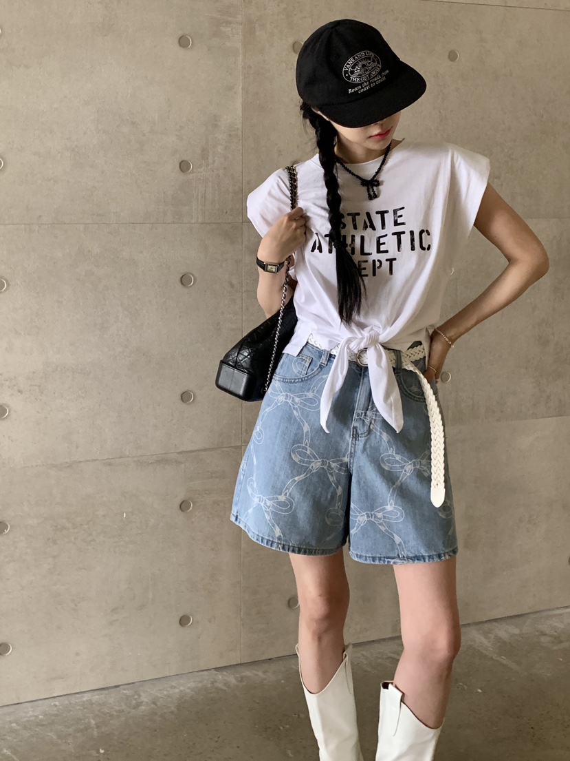 DAVICHI韓國直郵女裝新款休閑推薦人氣24春夏熱賣牛仔褲腰帶DAVICHI牛仔褲