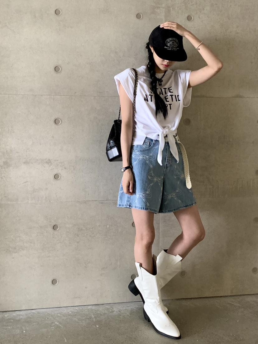 DAVICHI韓國直郵女裝新款休閑推薦人氣24春夏熱賣牛仔褲腰帶DAVICHI牛仔褲