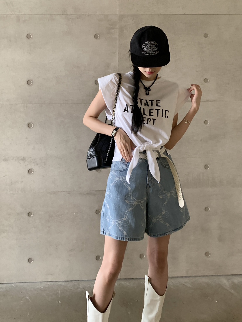 DAVICHI韓國直郵女裝新款休閑推薦人氣24春夏熱賣牛仔褲腰帶DAVICHI牛仔褲