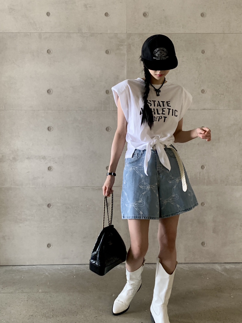 DAVICHI韓國直郵女裝新款休閑推薦人氣24春夏熱賣牛仔褲腰帶DAVICHI牛仔褲