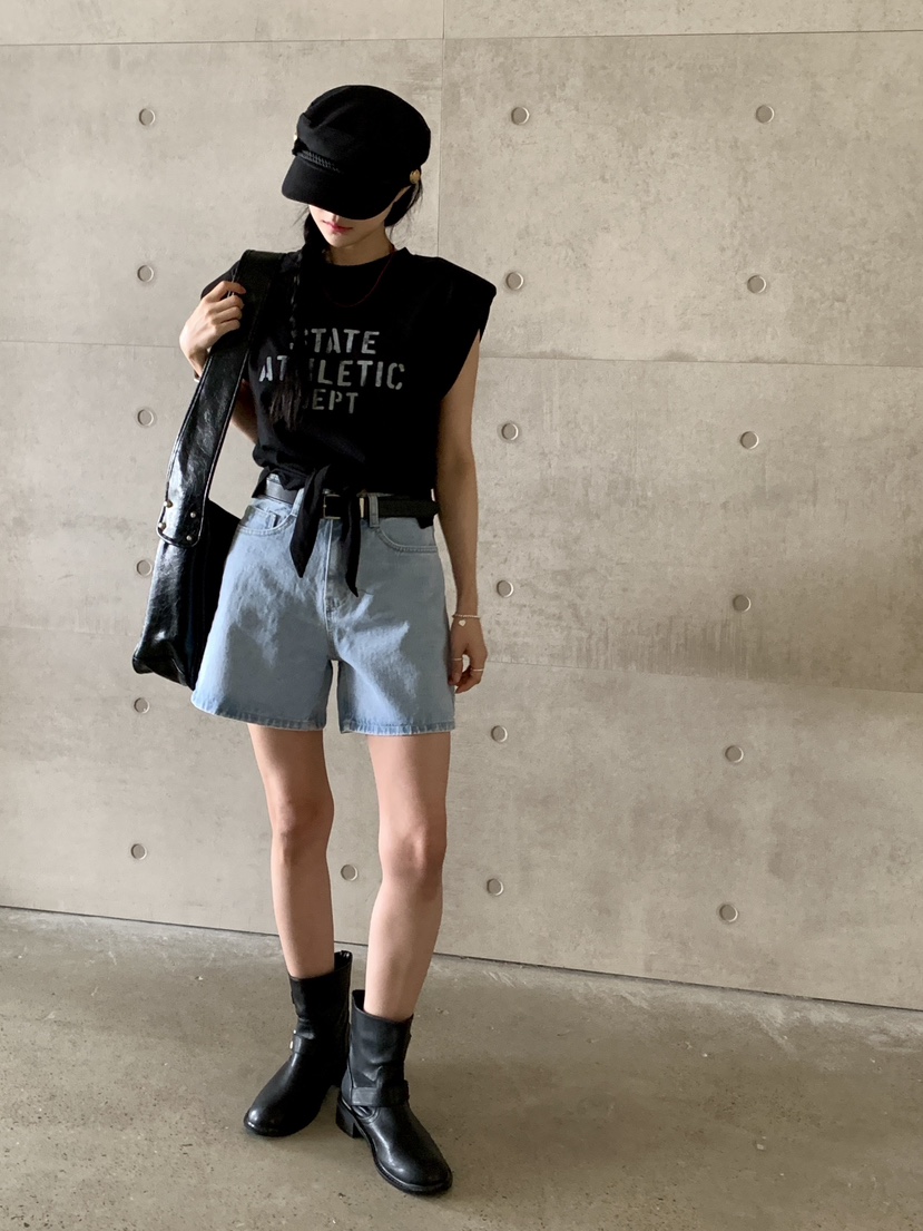 DAVICHI韓國直郵東大門實拍女裝新款休閑熱賣時尚牛仔褲腰帶DAVICHI牛仔褲
