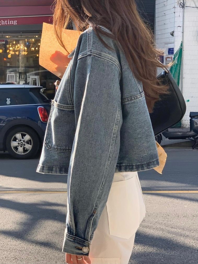 MARID韓國直郵女裝新品真品24春夏職業推薦時尚休閑夾克短款MAYBE&amp;CO夾克