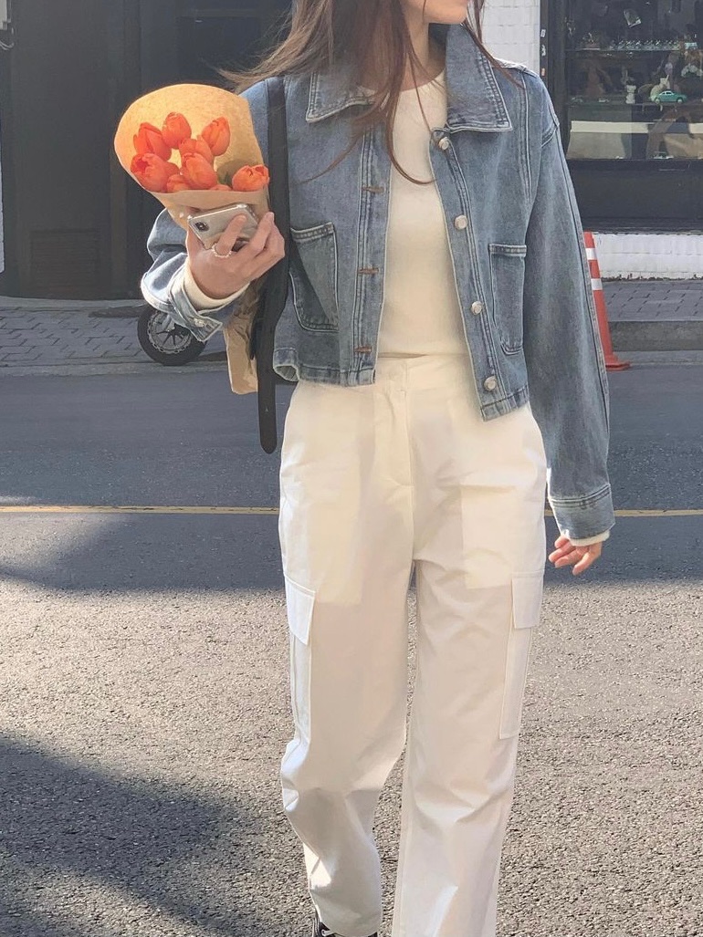 MARID韓國直郵女裝新品真品24春夏職業推薦時尚休閑夾克短款MAYBE&amp;CO夾克