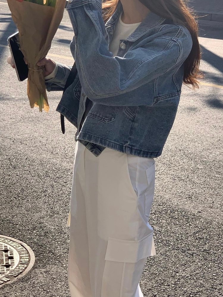 MARID韓國直郵女裝新品真品24春夏職業推薦時尚休閑夾克短款MAYBE&amp;CO夾克