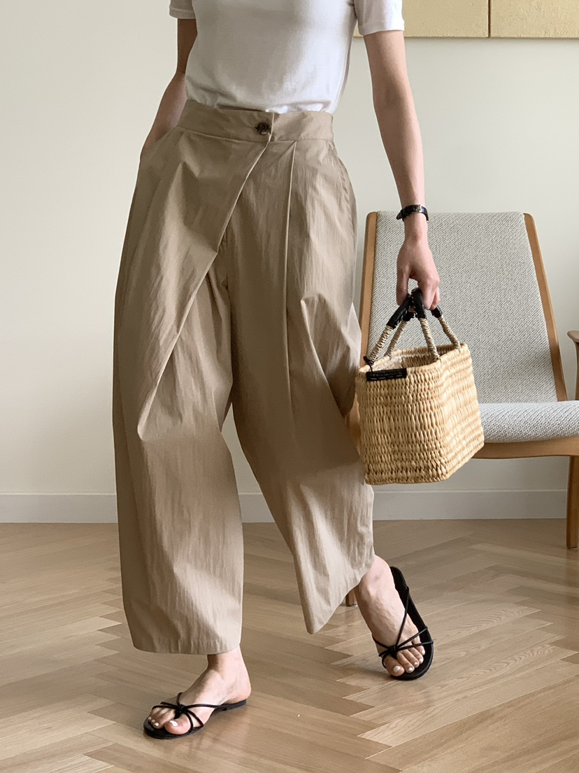 MARID韓國直郵女裝新款真品休閑24春夏人氣職業熱賣休閑褲MAYBE&amp;CO休閑褲圖色1