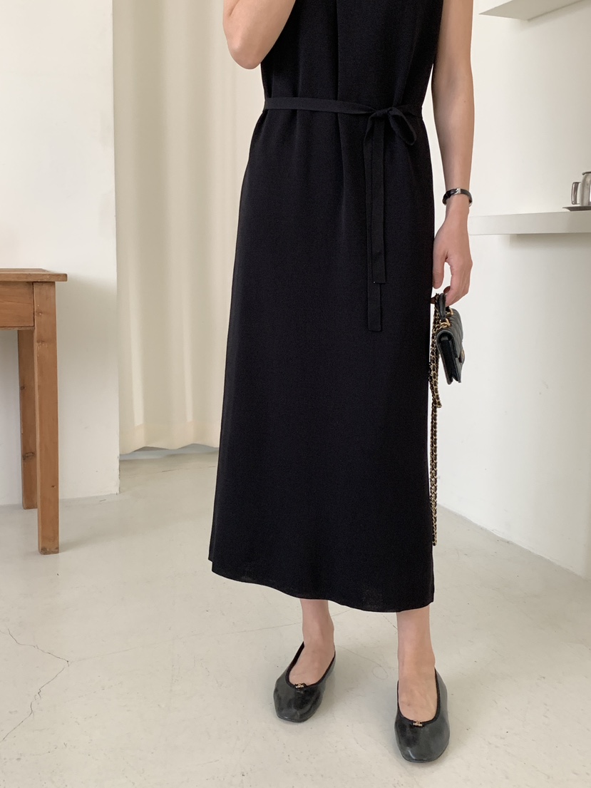 MARID韓國直郵東大門實拍女裝新款時尚推薦熱賣人氣連衣裙腰帶MAYBE&amp;CO連衣裙