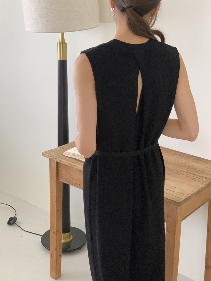 MARID韓國直郵東大門實拍女裝新款時尚推薦熱賣人氣連衣裙腰帶MAYBE&amp;CO連衣裙