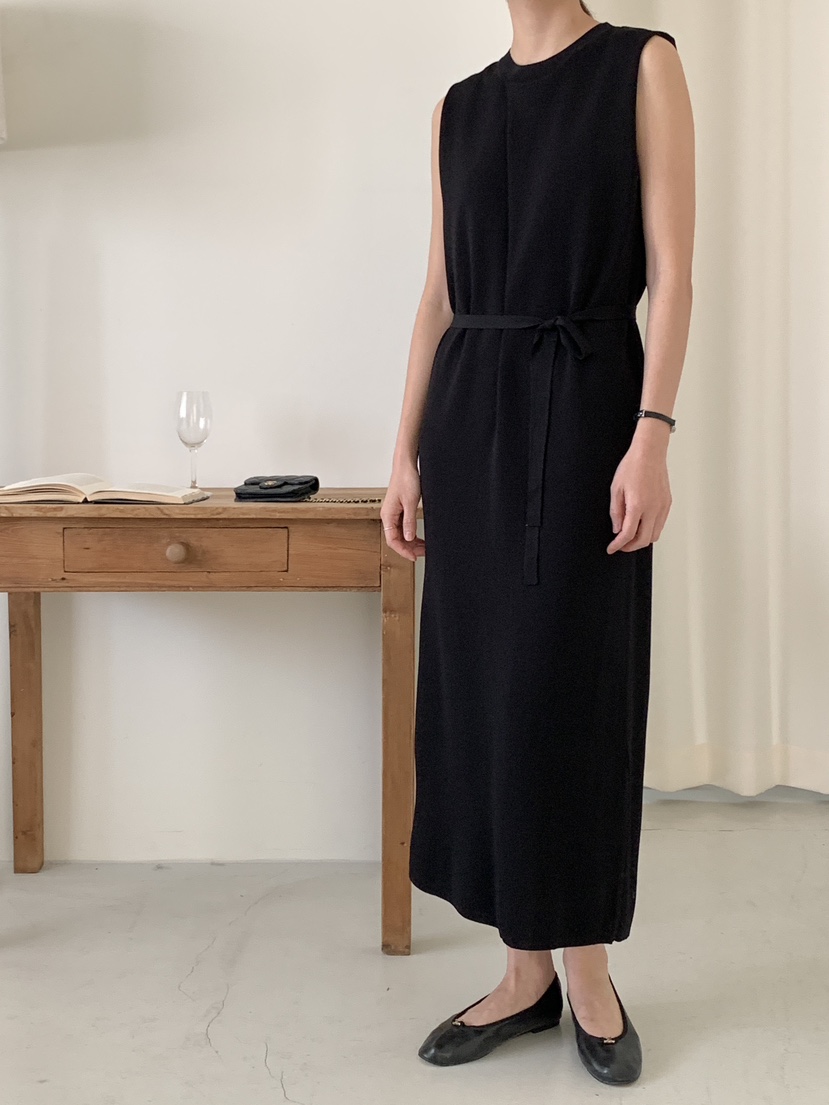 MARID韓國直郵東大門實拍女裝新款時尚推薦熱賣人氣連衣裙腰帶MAYBE&amp;CO連衣裙圖色2