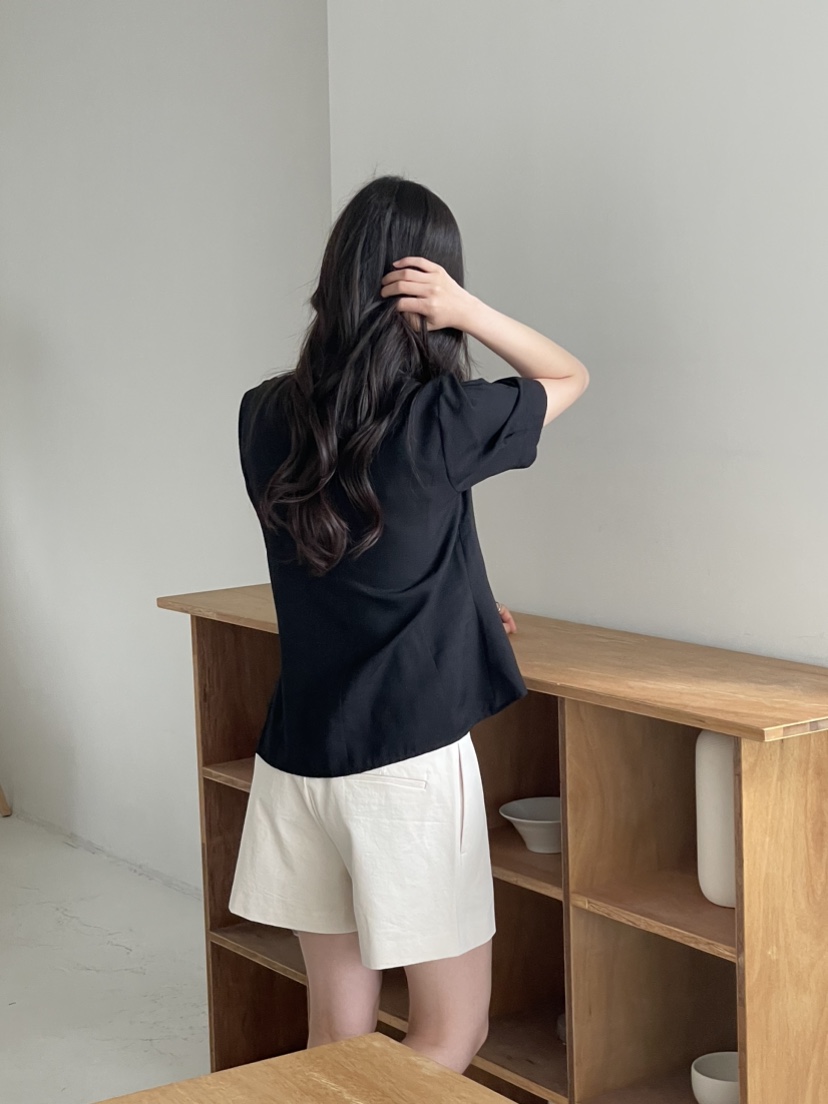 MARID直郵韓國代購女裝新款熱賣推薦時尚職業休閑襯衫蕾絲衫MAYBE&amp;CO襯衫/蕾絲衫