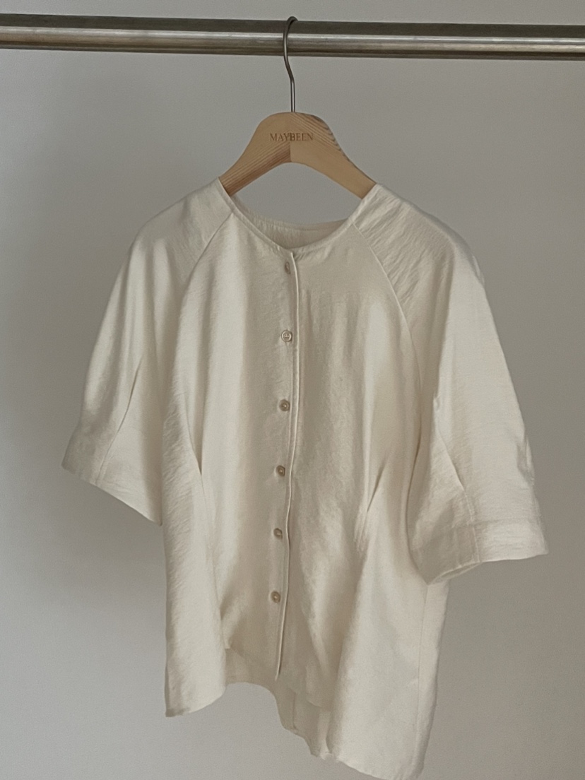 MARID直郵韓國代購女裝新款熱賣推薦時尚職業休閑襯衫蕾絲衫MAYBE&amp;CO襯衫/蕾絲衫