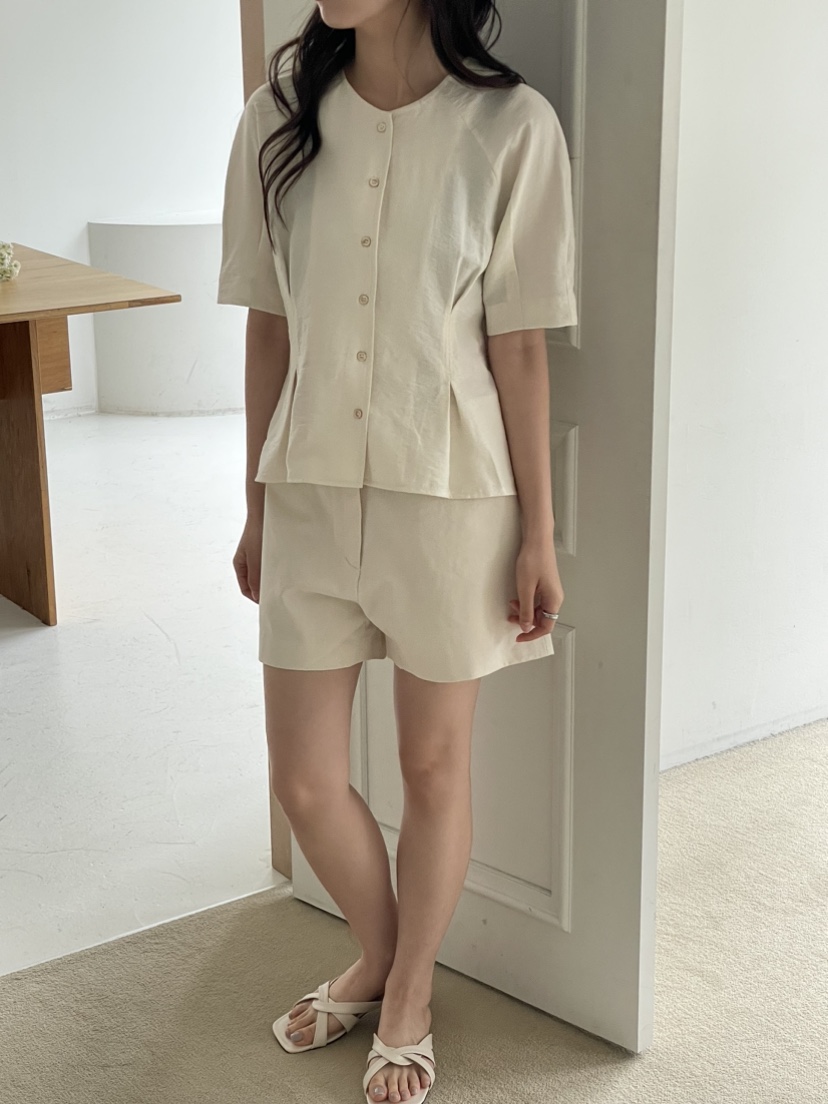 MARID直郵韓國代購女裝新款熱賣推薦時尚職業休閑襯衫蕾絲衫MAYBE&amp;CO襯衫/蕾絲衫