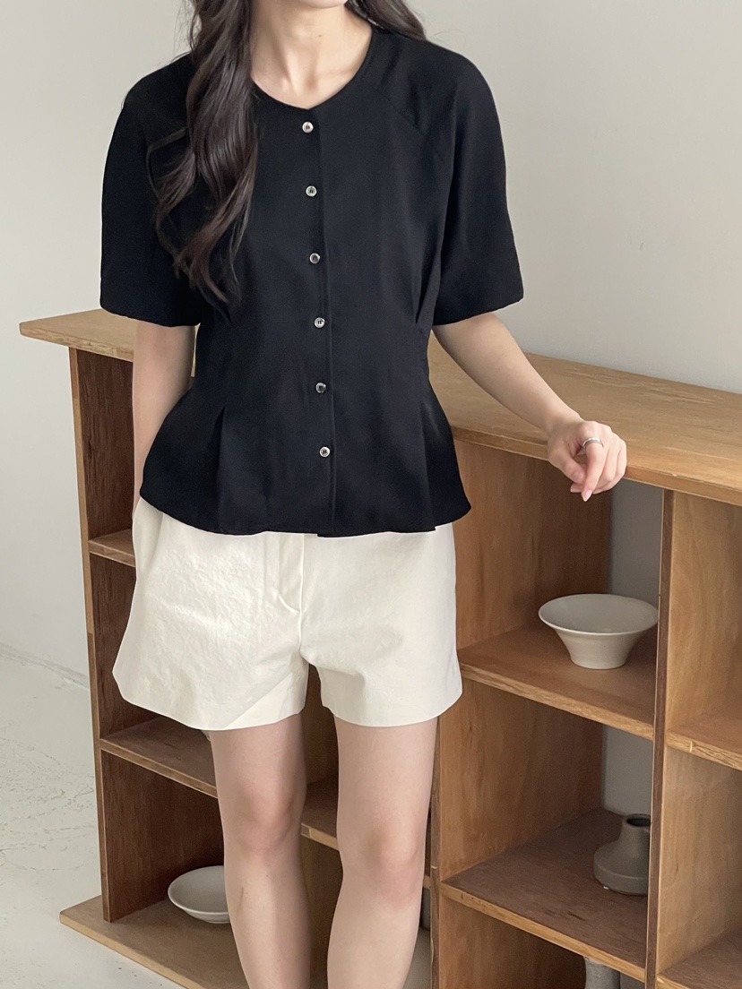 MARID直郵韓國代購女裝新款熱賣推薦時尚職業休閑襯衫蕾絲衫MAYBE&amp;CO襯衫/蕾絲衫圖色2