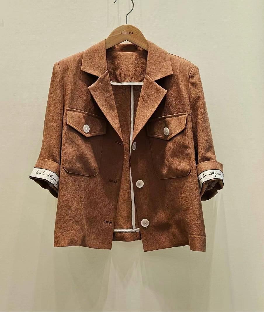 THE IN-더인-T韓國直郵東大門代購女裝新品24春夏夾克THE IN夾克圖色1