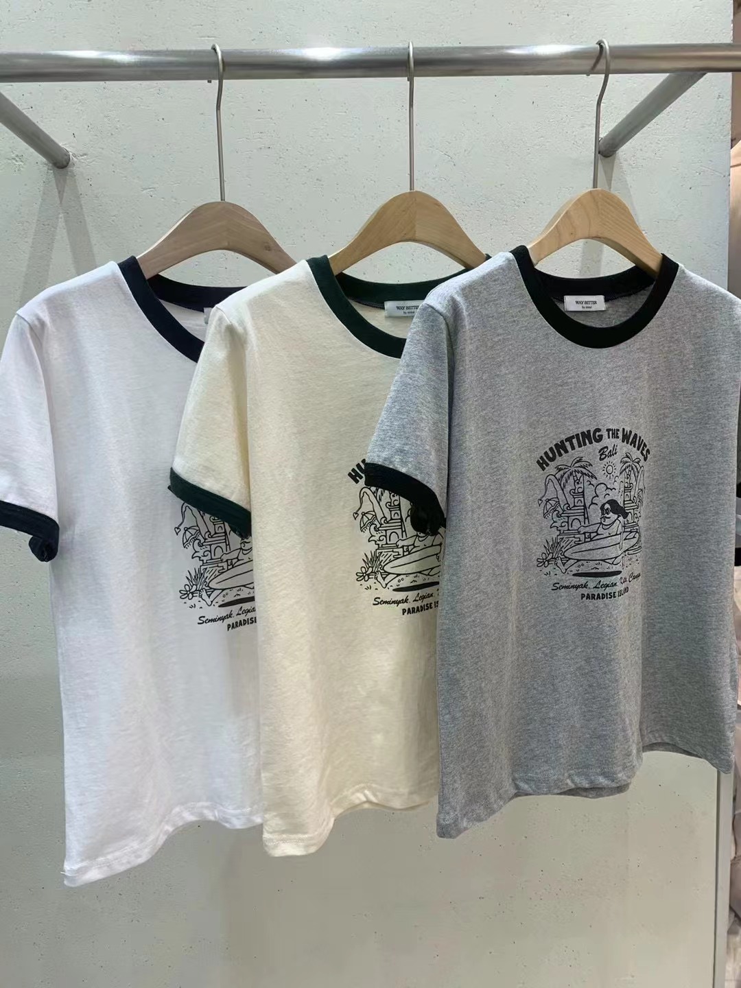 WAYBETTER韓國直郵女裝新品職業熱賣時尚人氣真品24春夏T恤WAYBETTERT恤